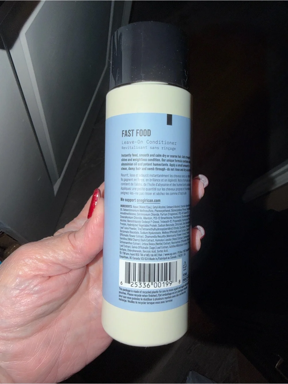AG Care Fast Food Leave-On Conditioner (8 fl oz)  NEW